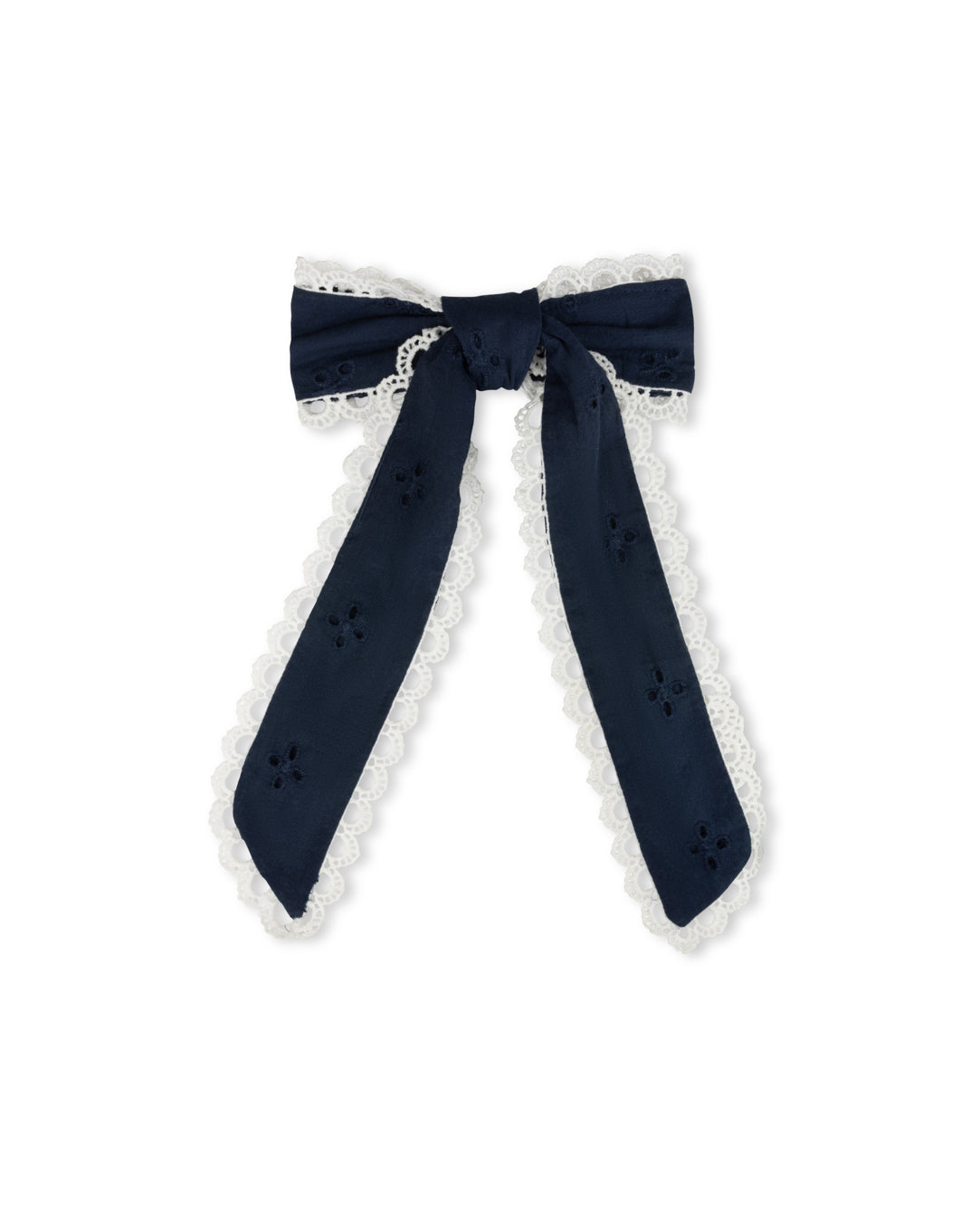 Eyelet Lace Trim Bow