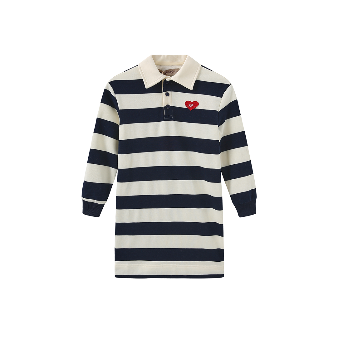 Trill Striped Sweatshirt Dress
