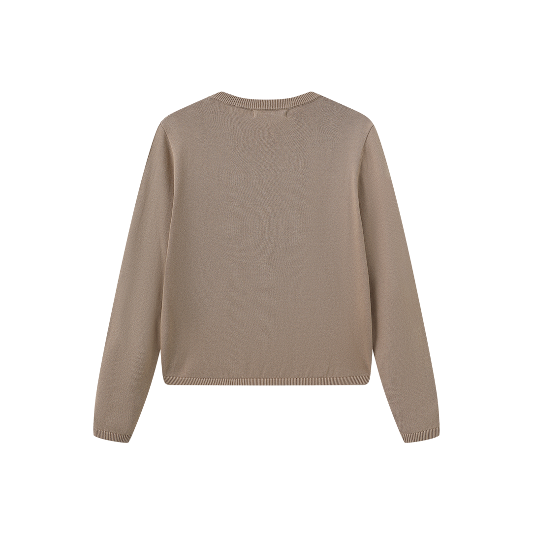 Combined Color Knit Sweater
