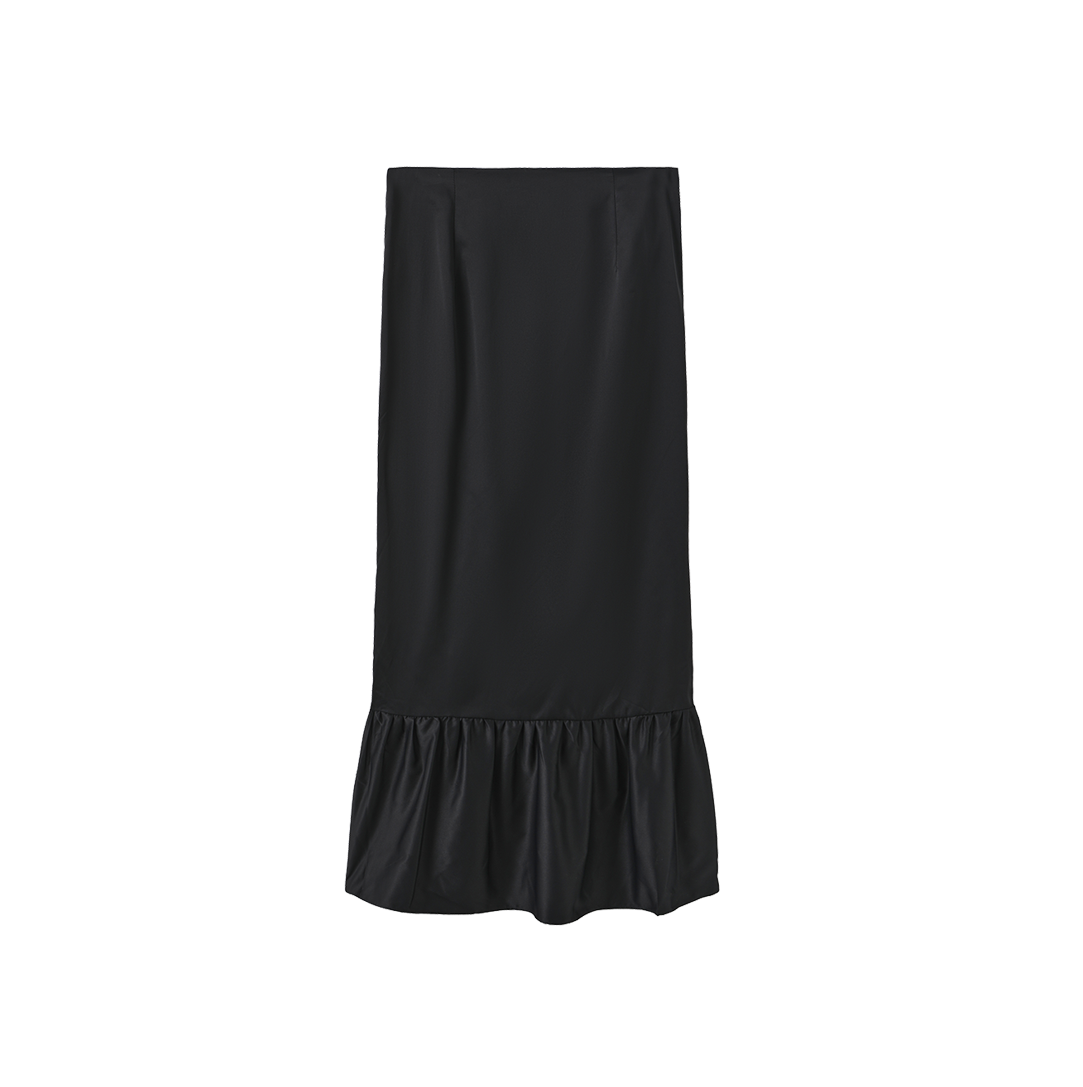 Front Ruffle Skirt