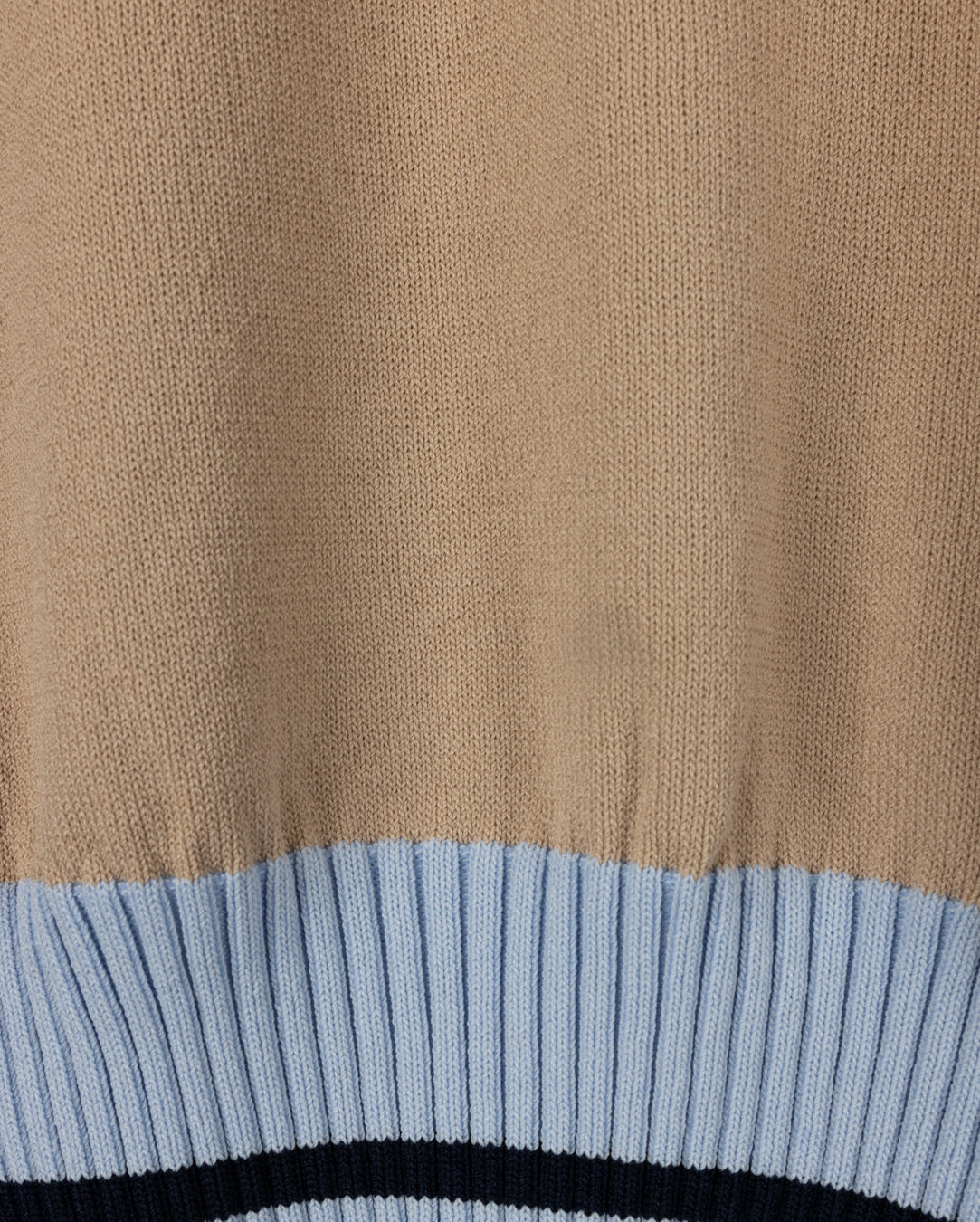 Multi Colored Crop Long Sleeve Sweater