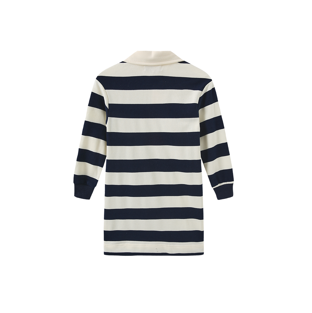 Trill Striped Sweatshirt Dress