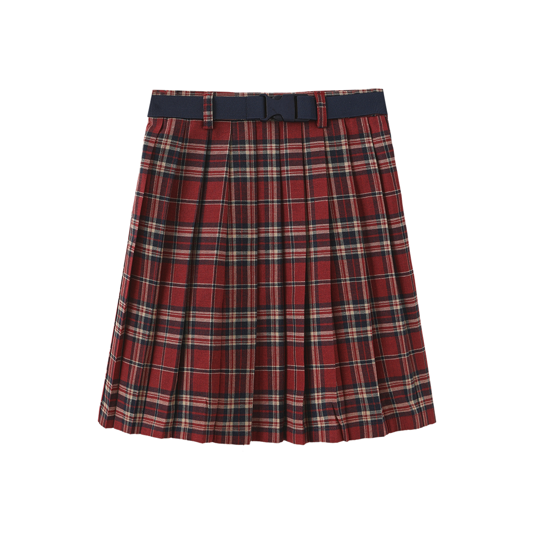 Prim Plaid Skirt