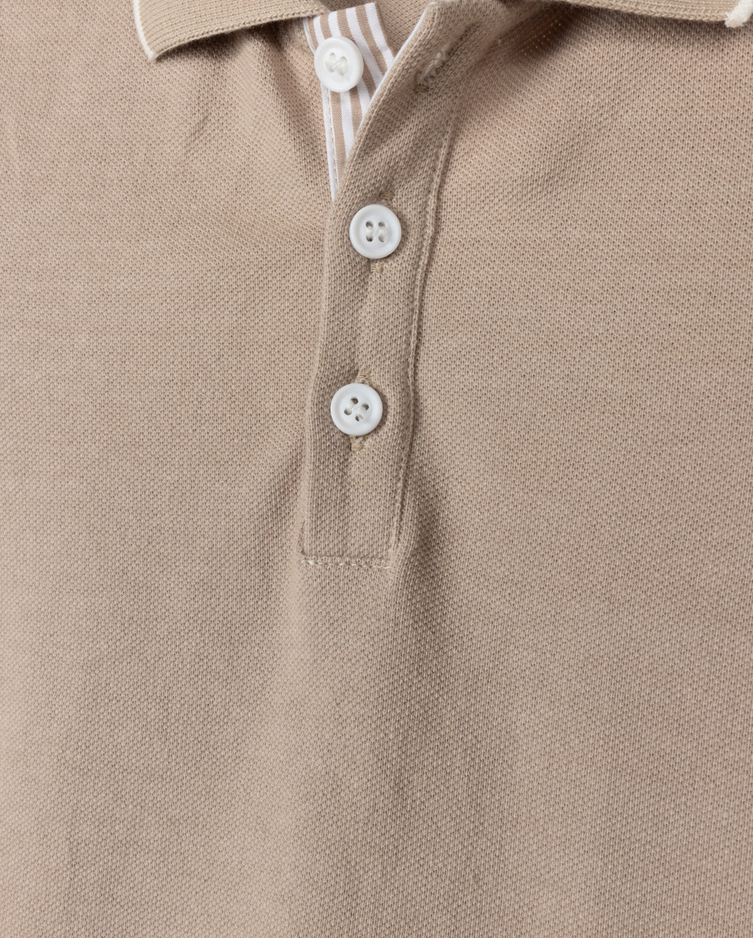 Pinstripe Placket SS Polo