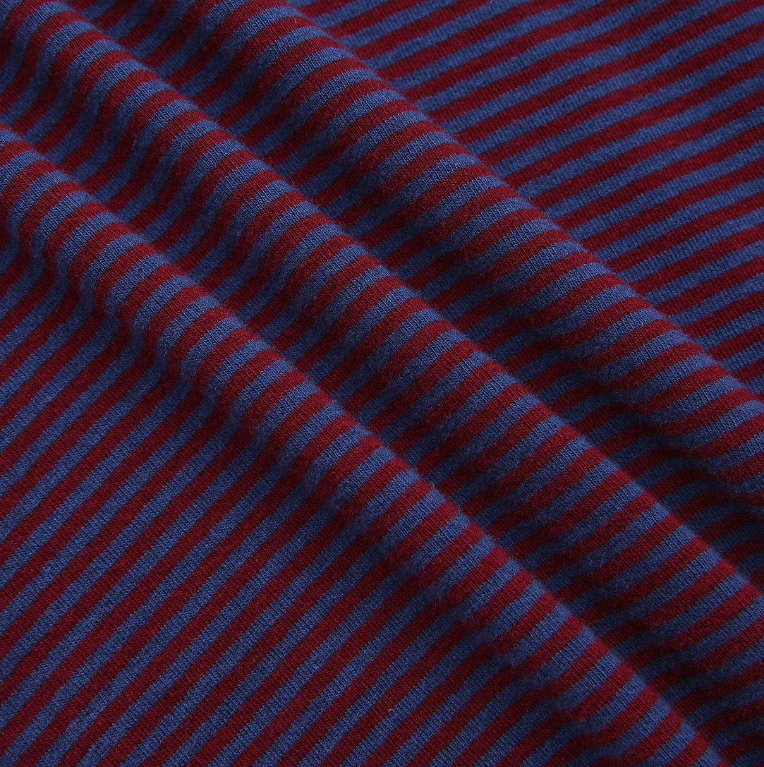 Swan Stripe Half Button Top