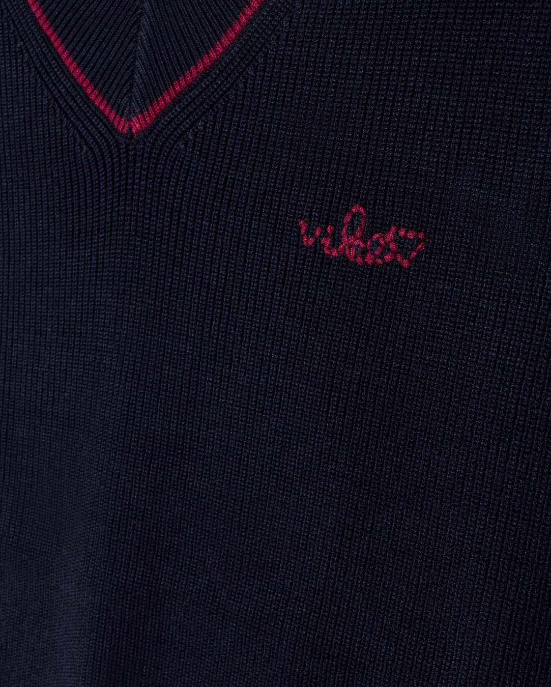 Mine Heathered Knit Trim Vest C-21101