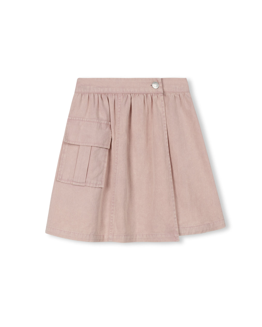 Nash Wrap Pocket Denim Skirt