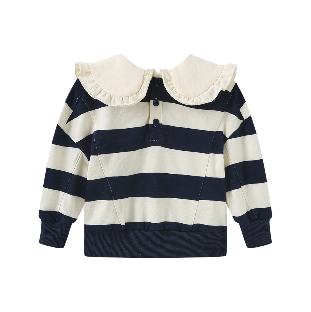 Trill Striped Sweatshirt Girls Set