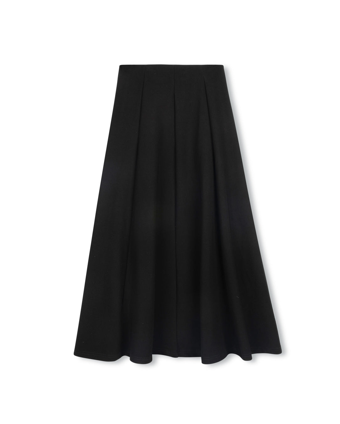 Ponti Paneled Midi Skirt