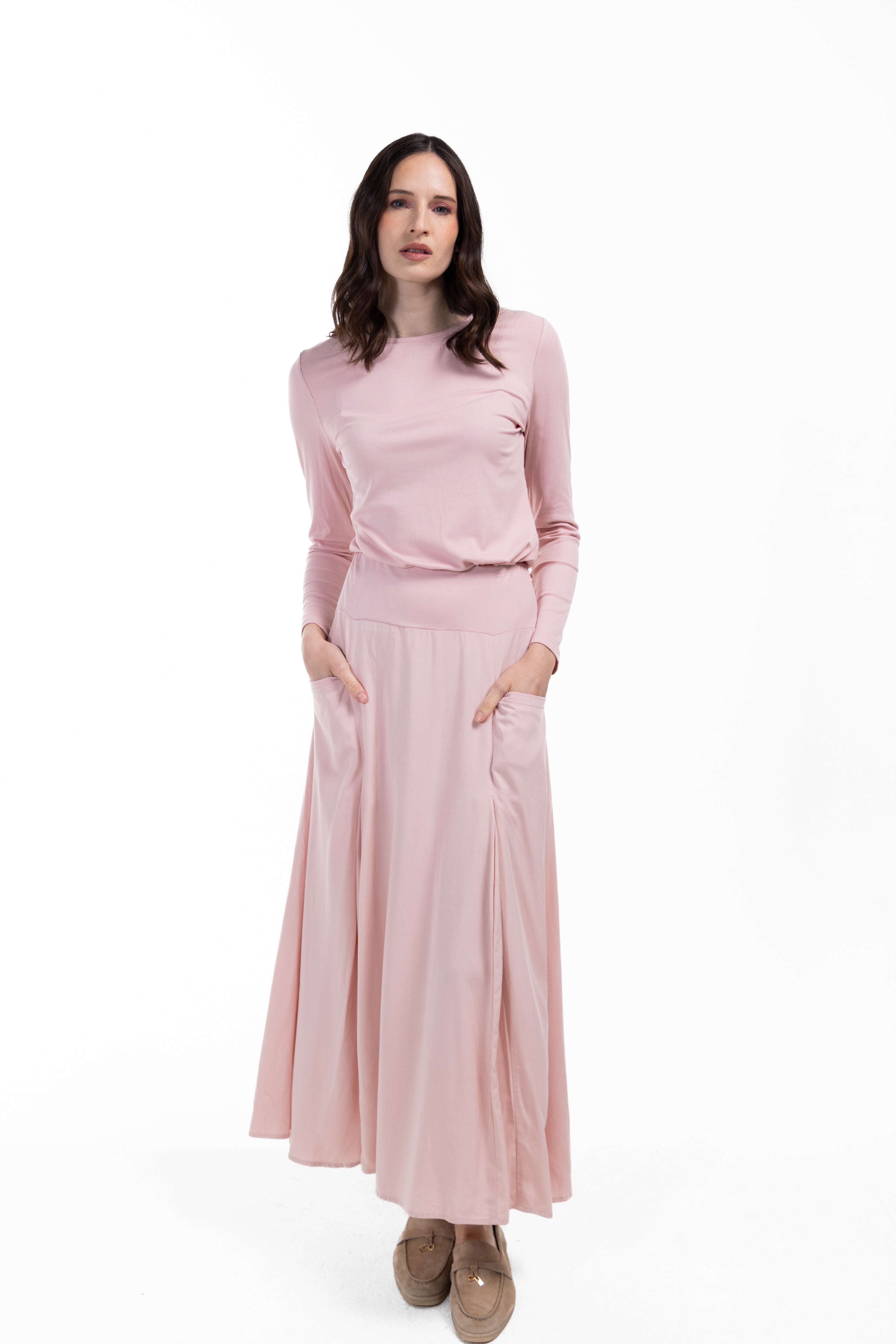 Bittern Ribbed Tee W-19387