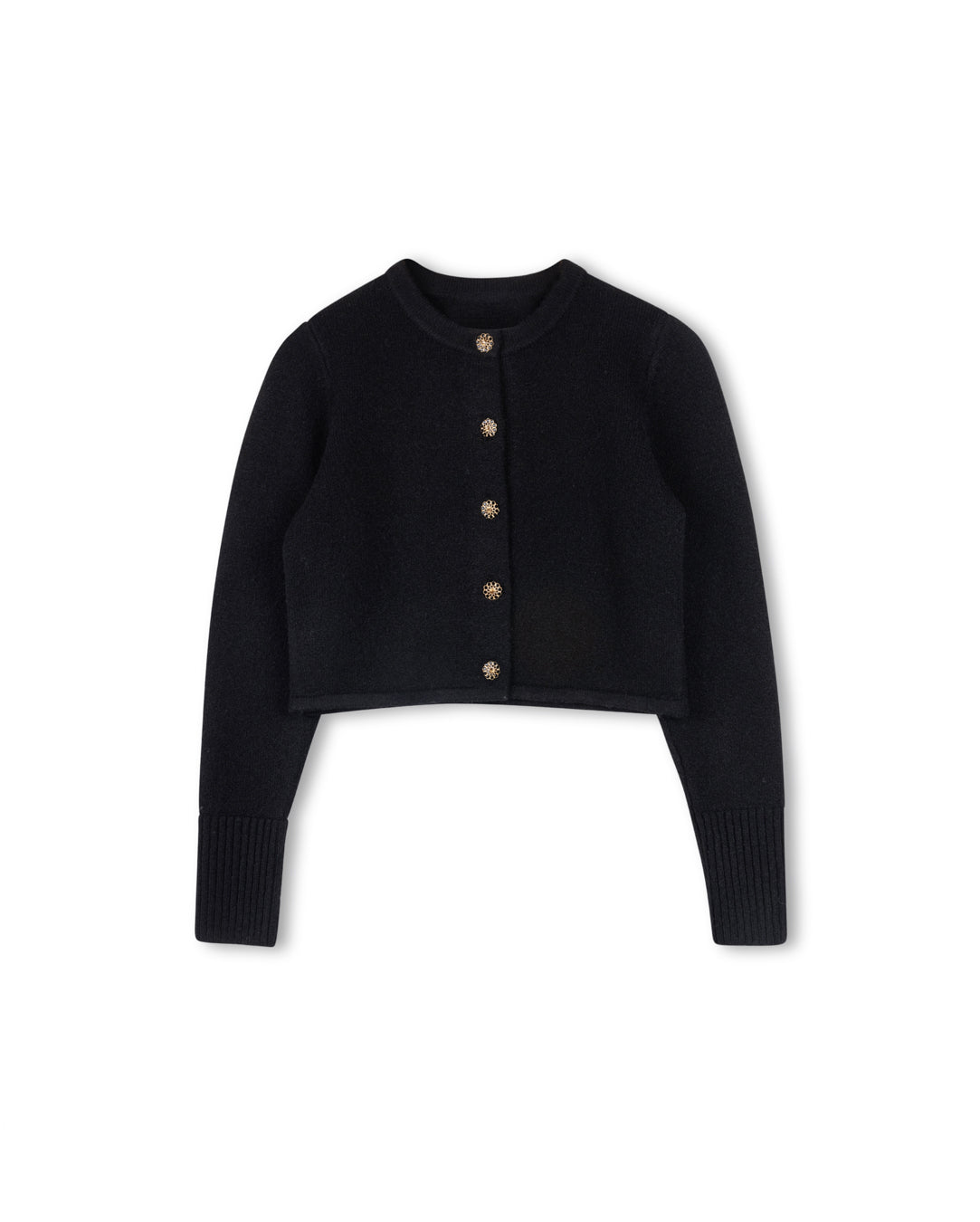 Mohair Flower Button Cardigan - Junees