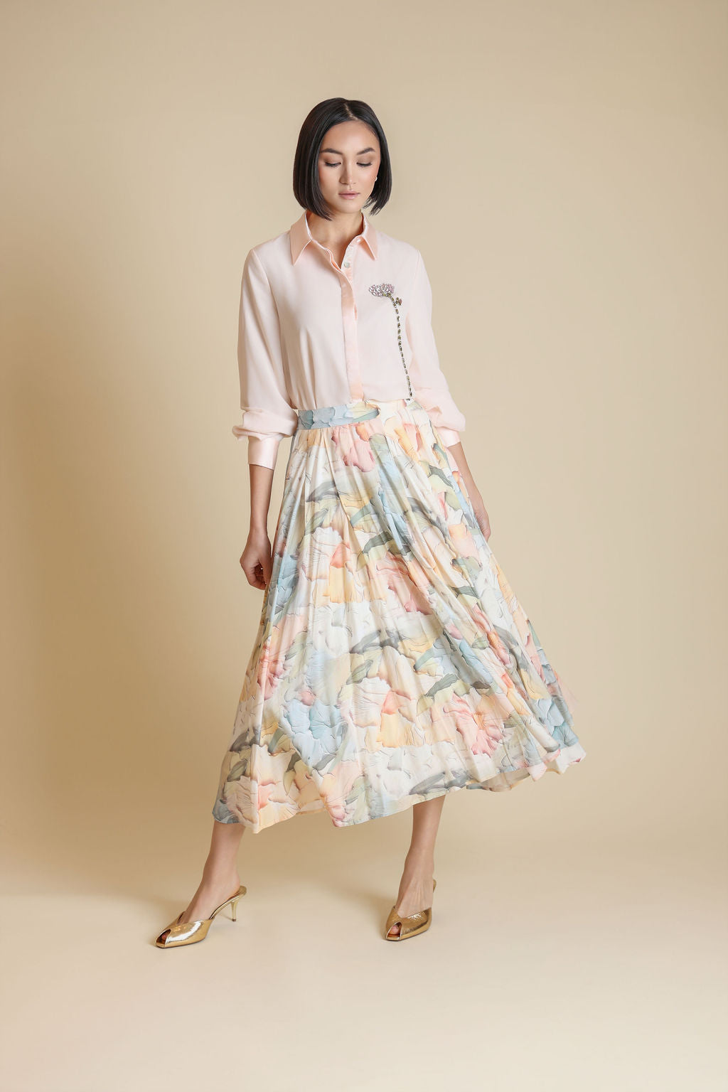 Flairy Floral Skirt - Junees