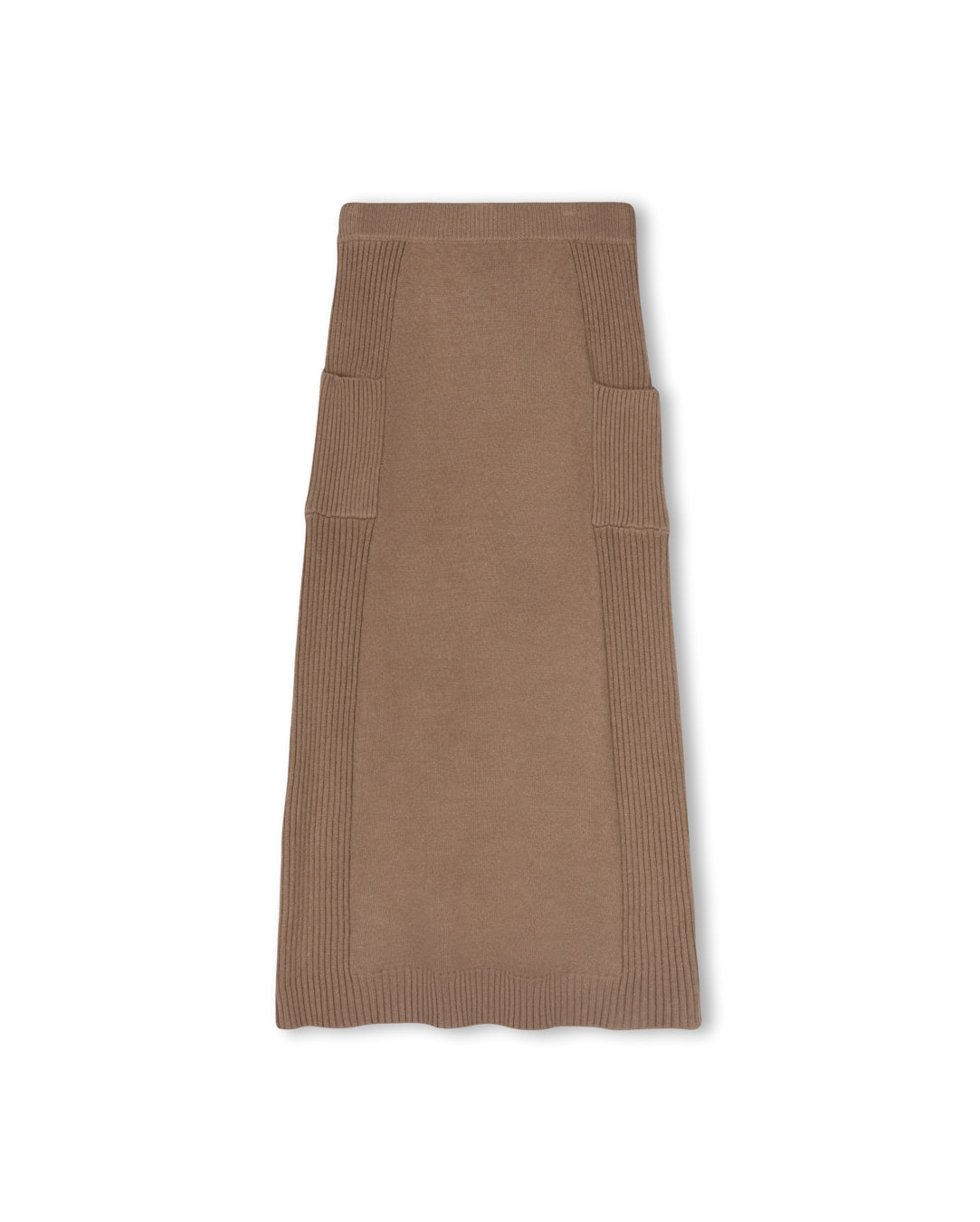 Cleek Rib And Knit Skirt