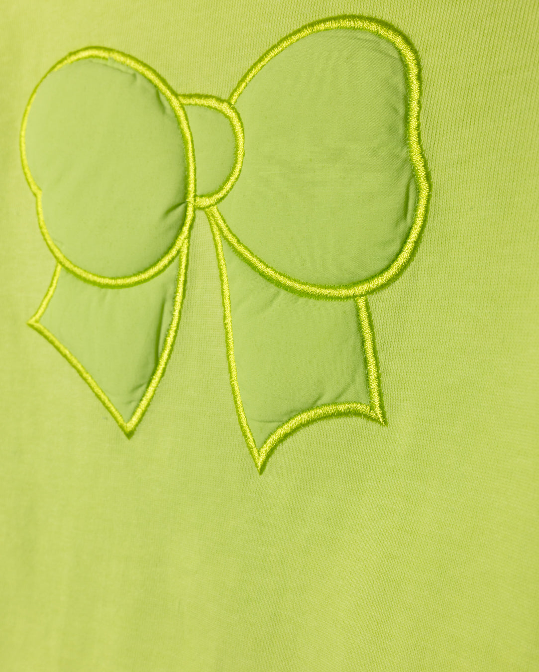 Quilted Puffed Bow Tee