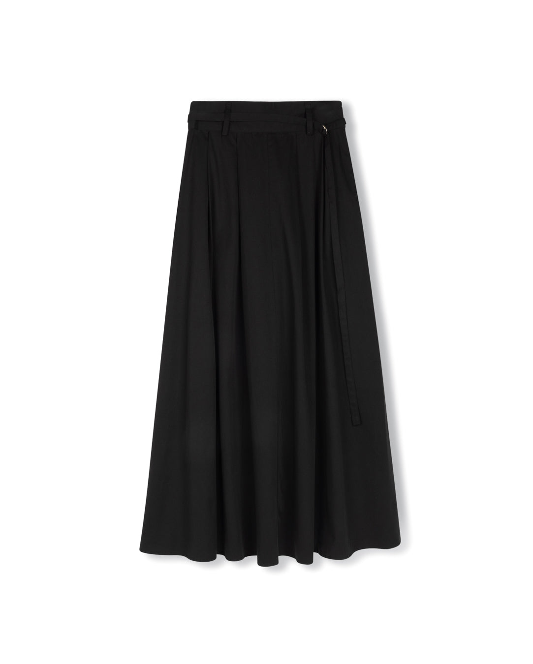Belted Pleat Skirt