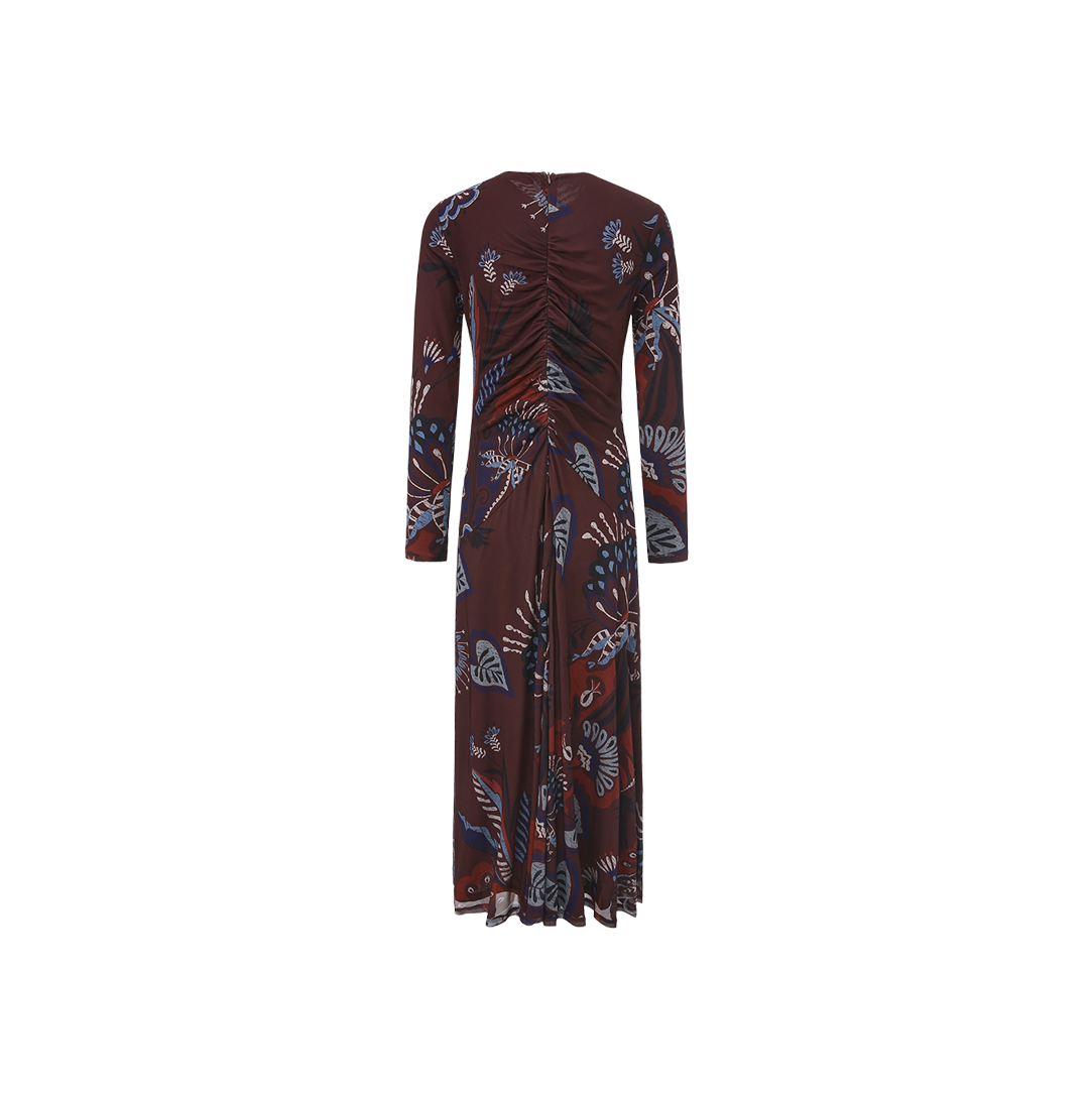 Mesh Gathered Dress