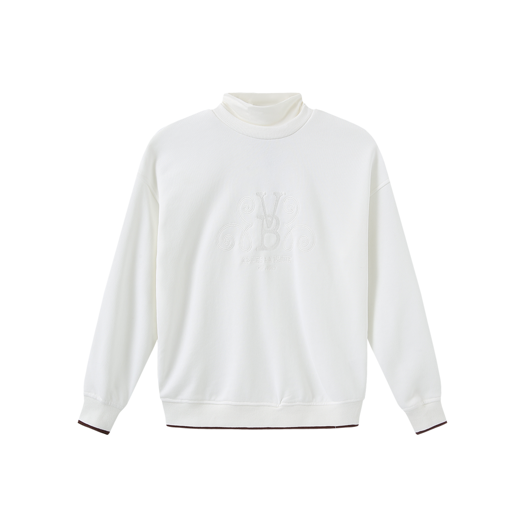 Attached Mock Neck Sweatshirt