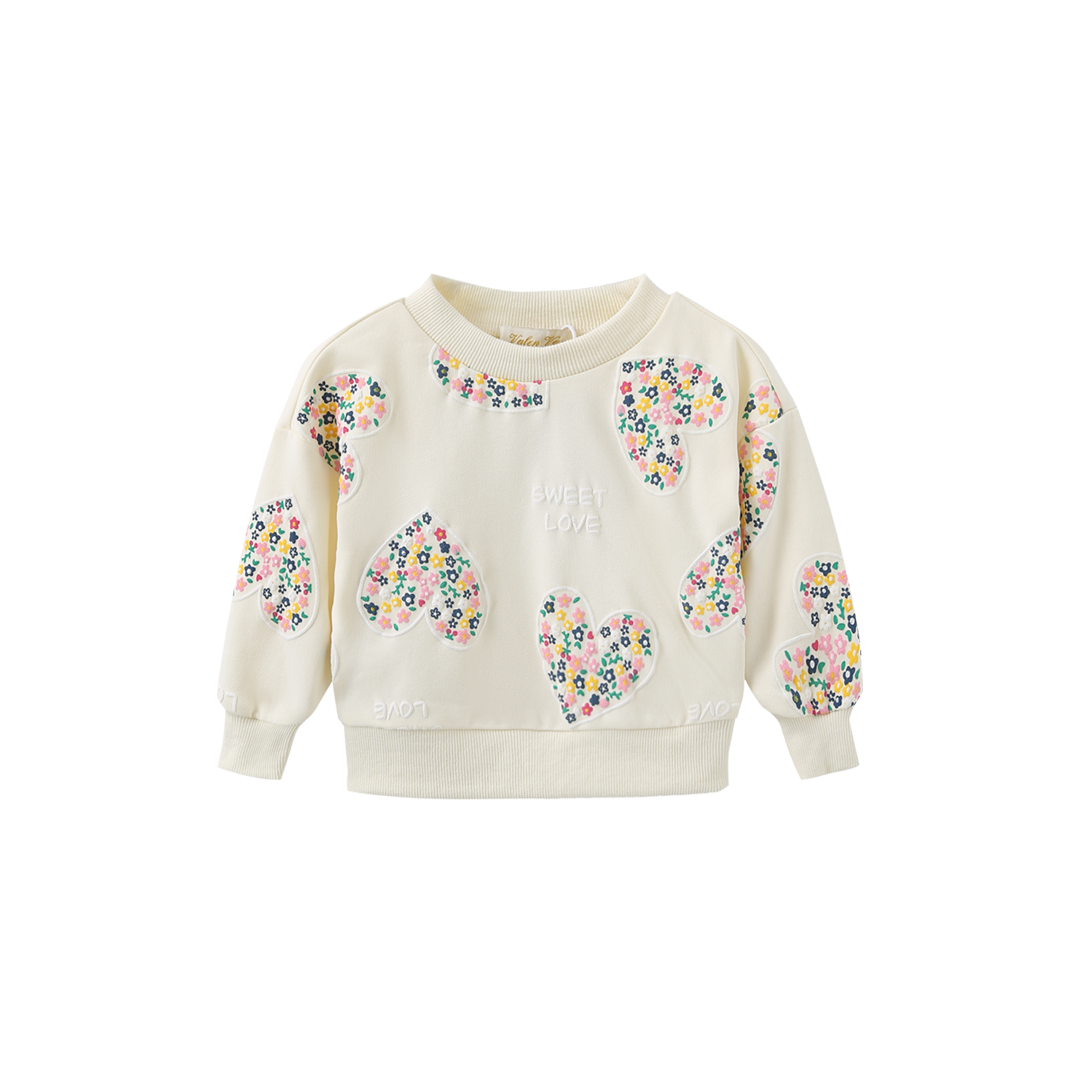 Love Heart Sweashirt Set