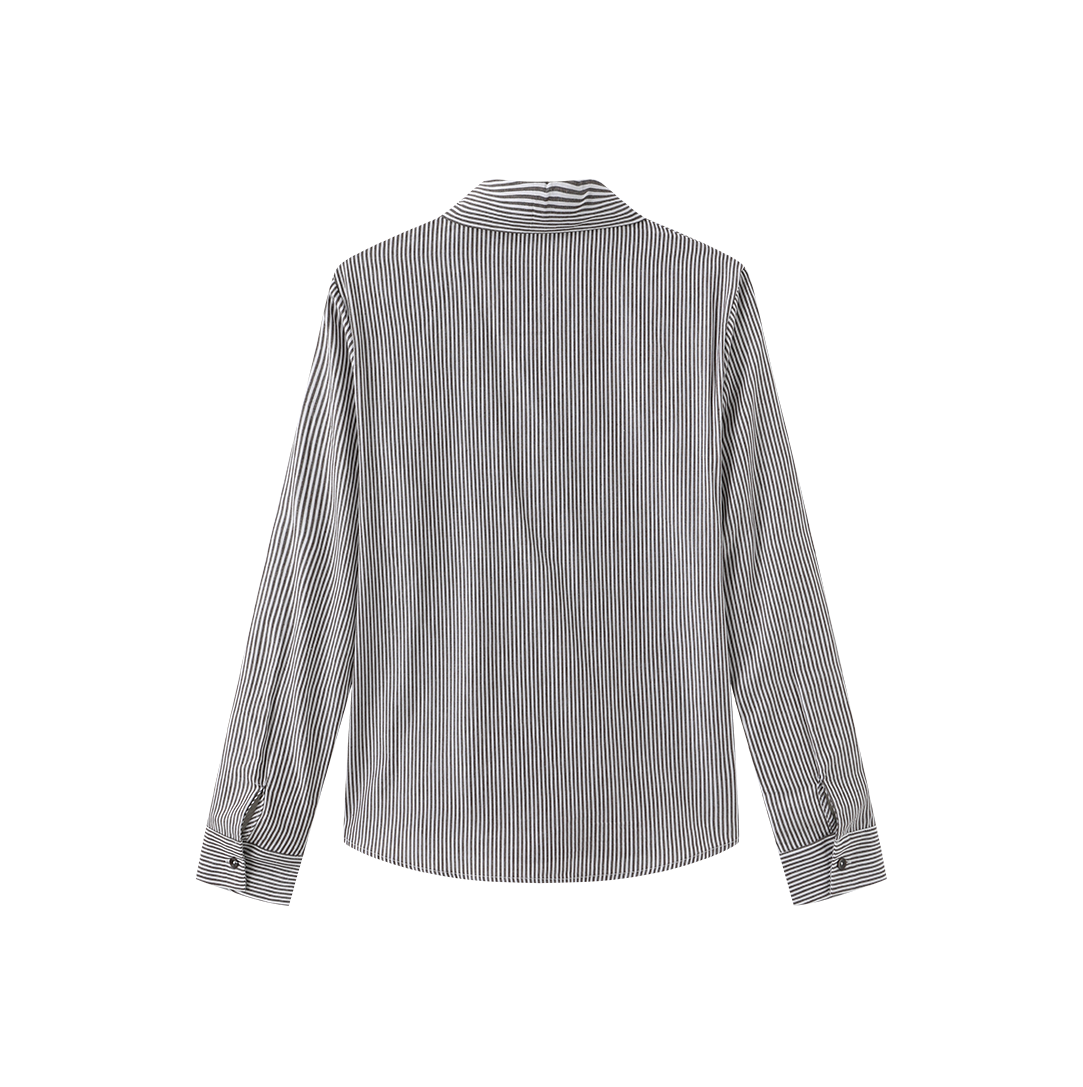 Button Down Stripe Blouse