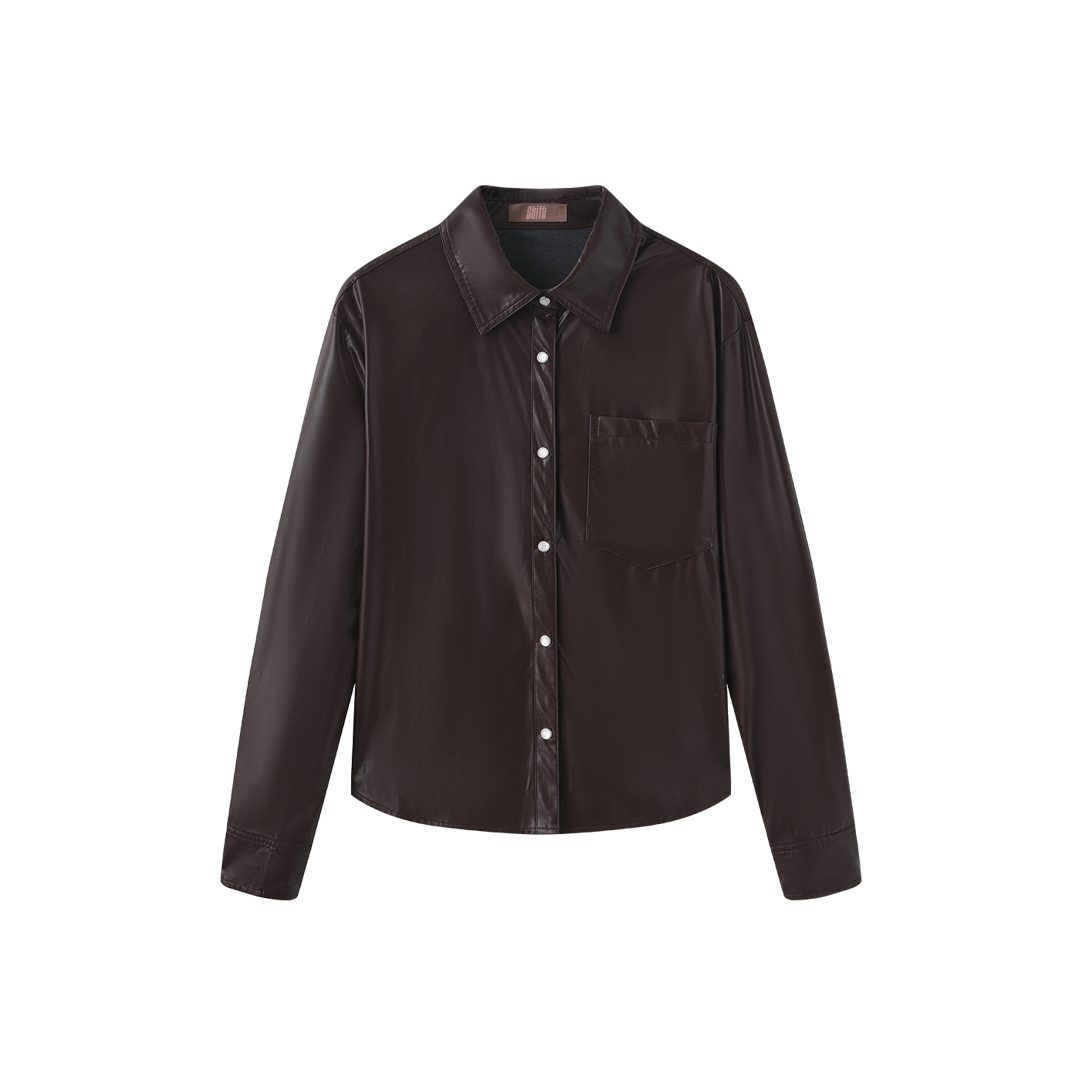 Leather Blouse