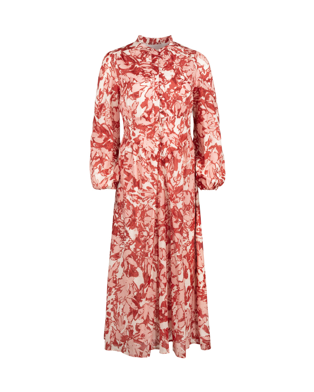 Floral Chiffon Button Down Dress