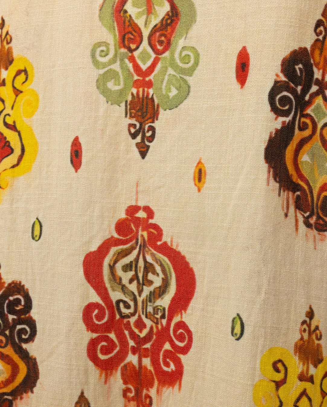 Faded Print Bubble Sleeve Dress - Junees