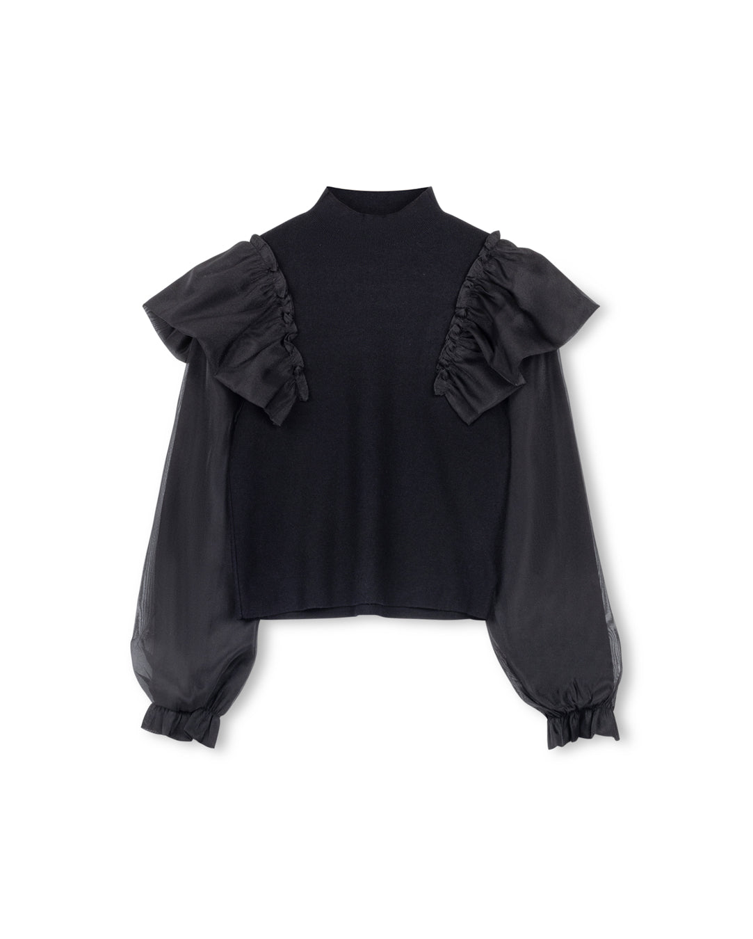 Puff Shoulder Detailed Top - Junees