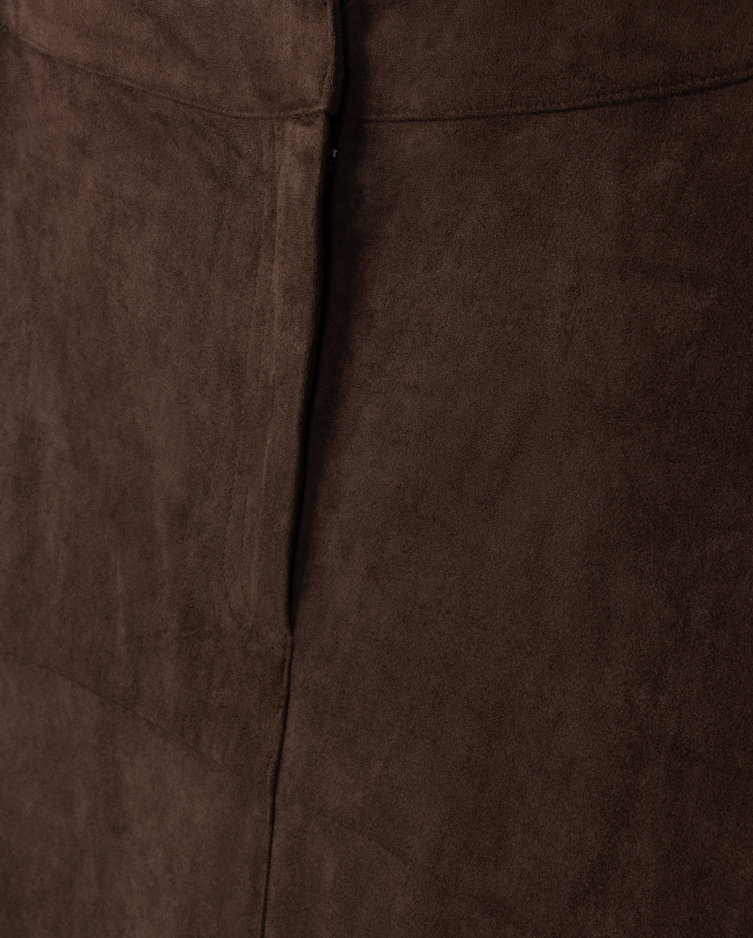 Suede Fit And Flair Skirt