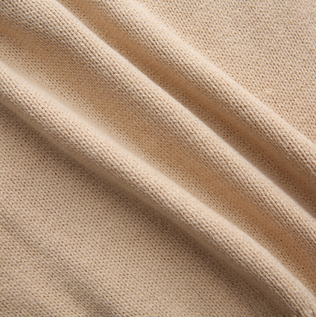Tonal Embroidery Crew Neck Sweater