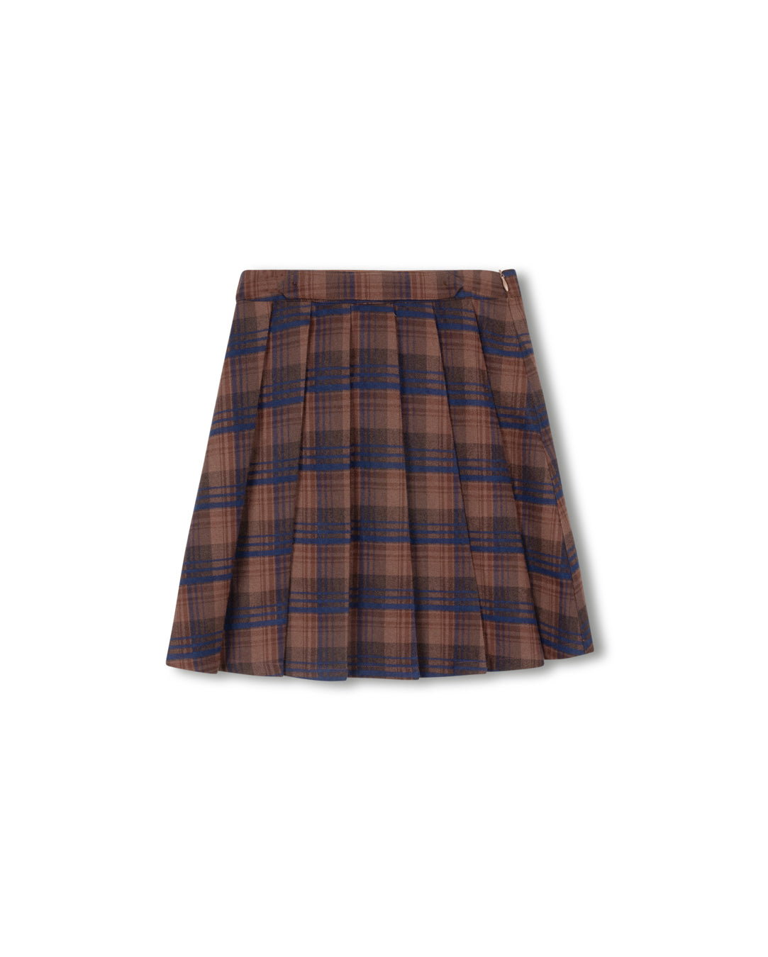 Mena Plaid Pleated Skirt