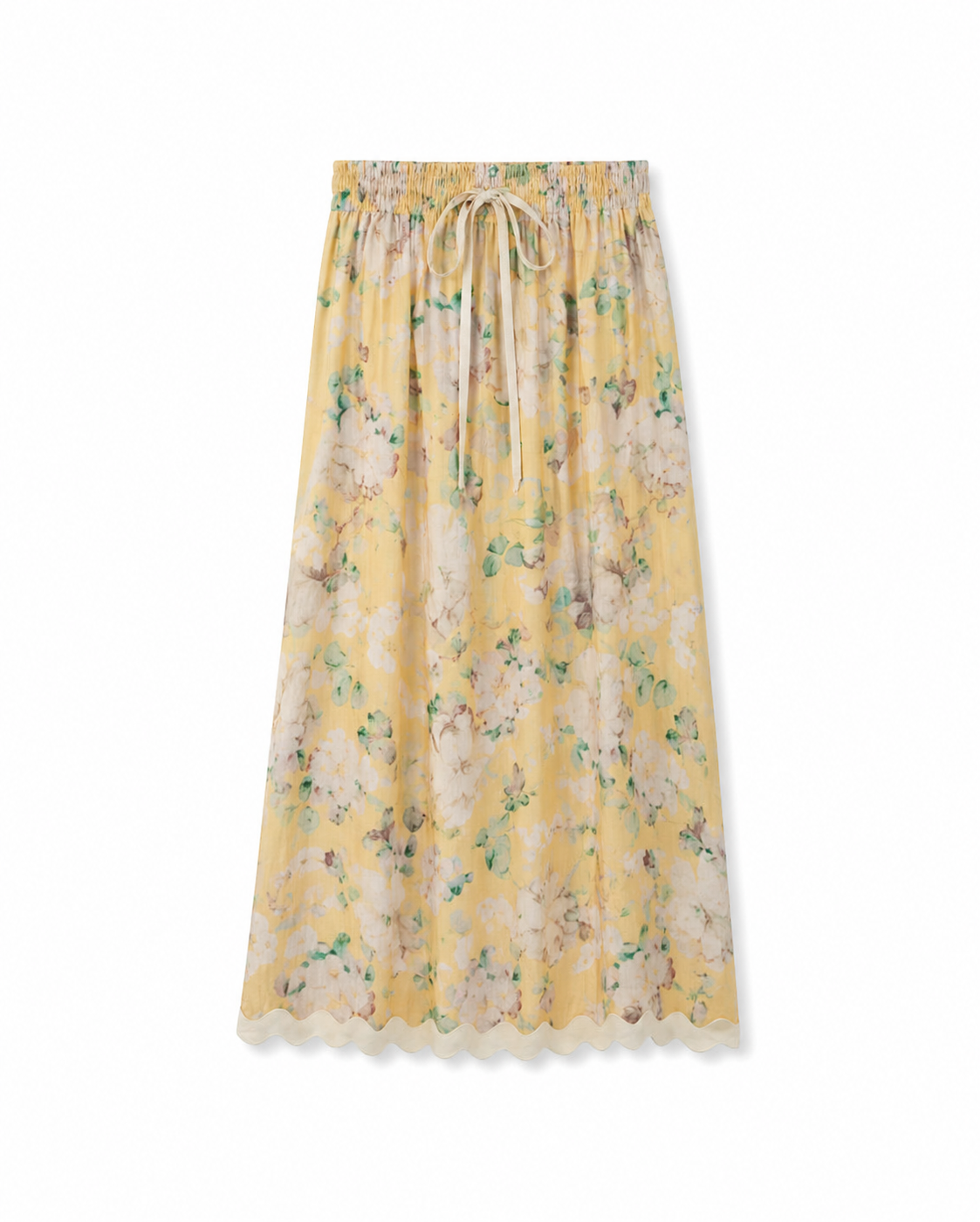 Debra Linen Scallop Skirt