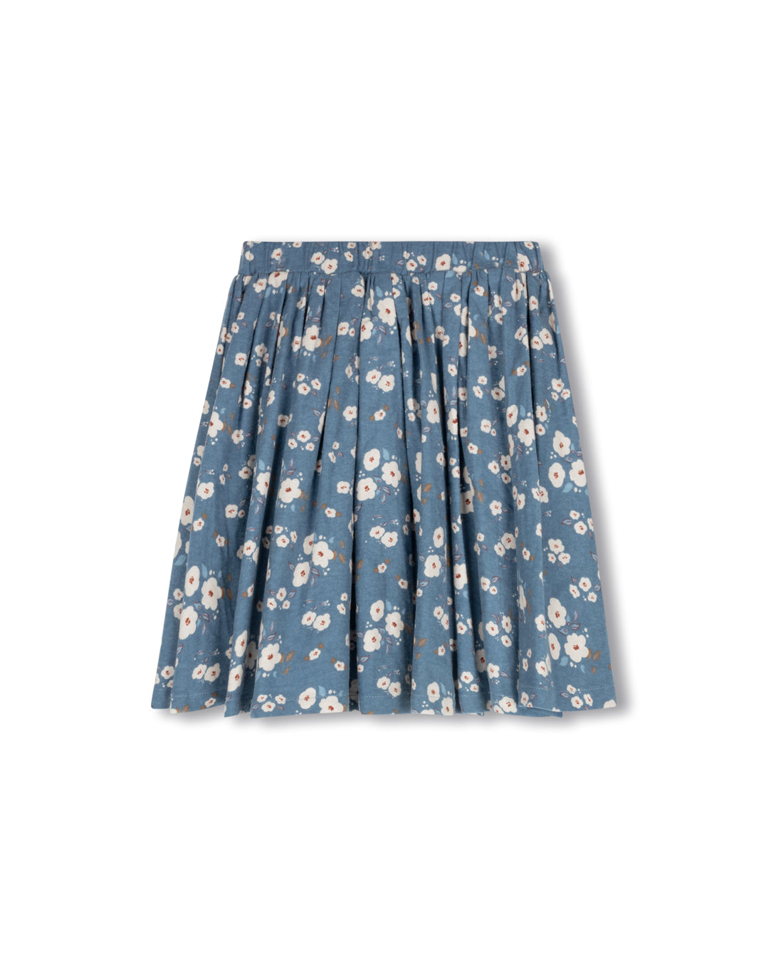 Ella Floral Elastic Waist Skirt C-20773
