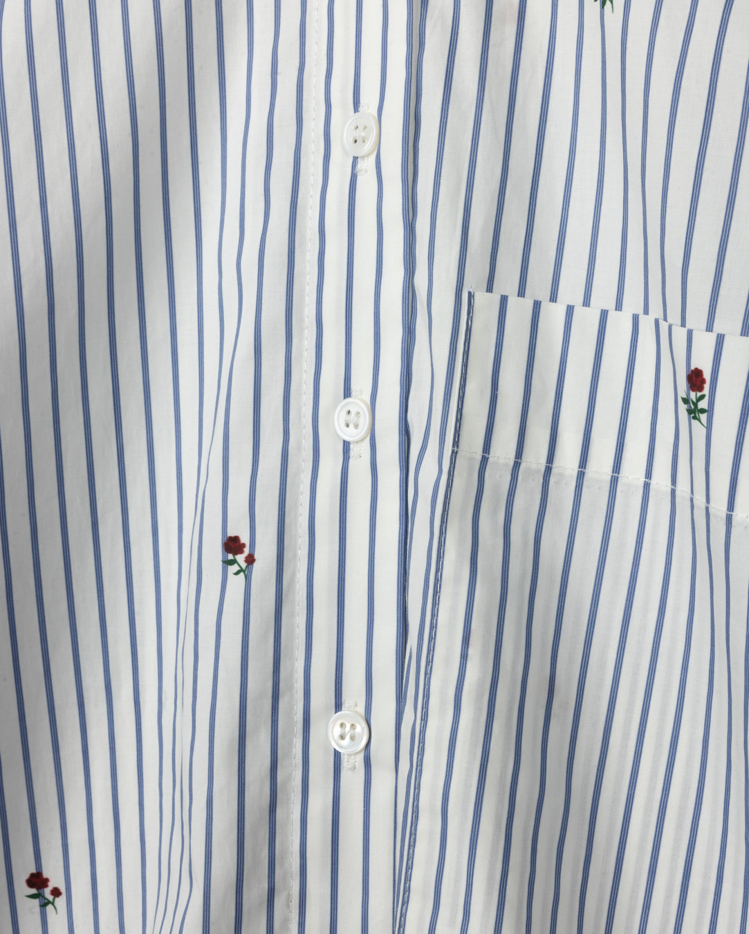 Embroidered Stripe Blouse - Junees