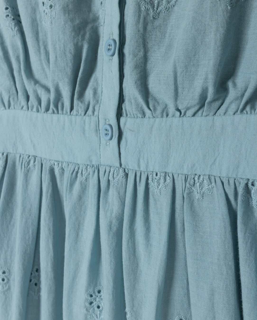 Oliver Eyelet Sleeveless Collared Dress - Junees