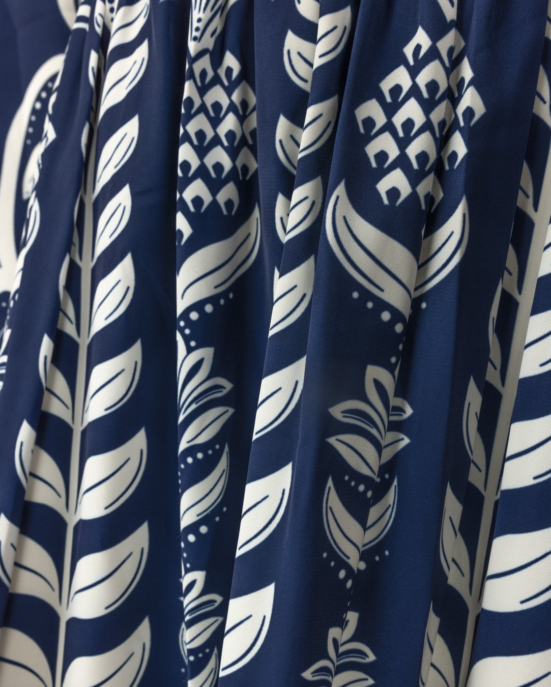 Gathered Printed Dress