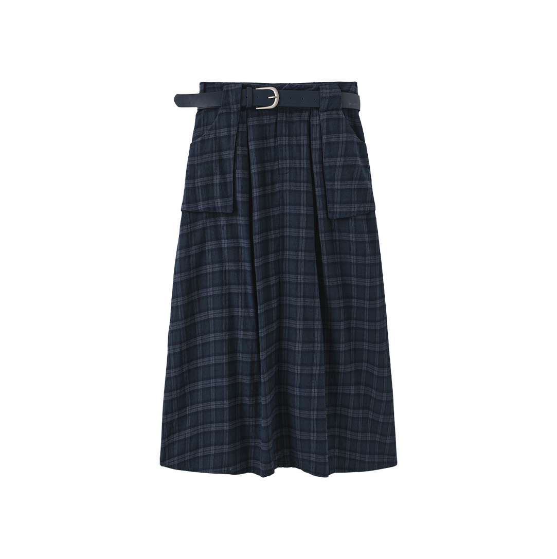 Big Pocket Belted Skirt