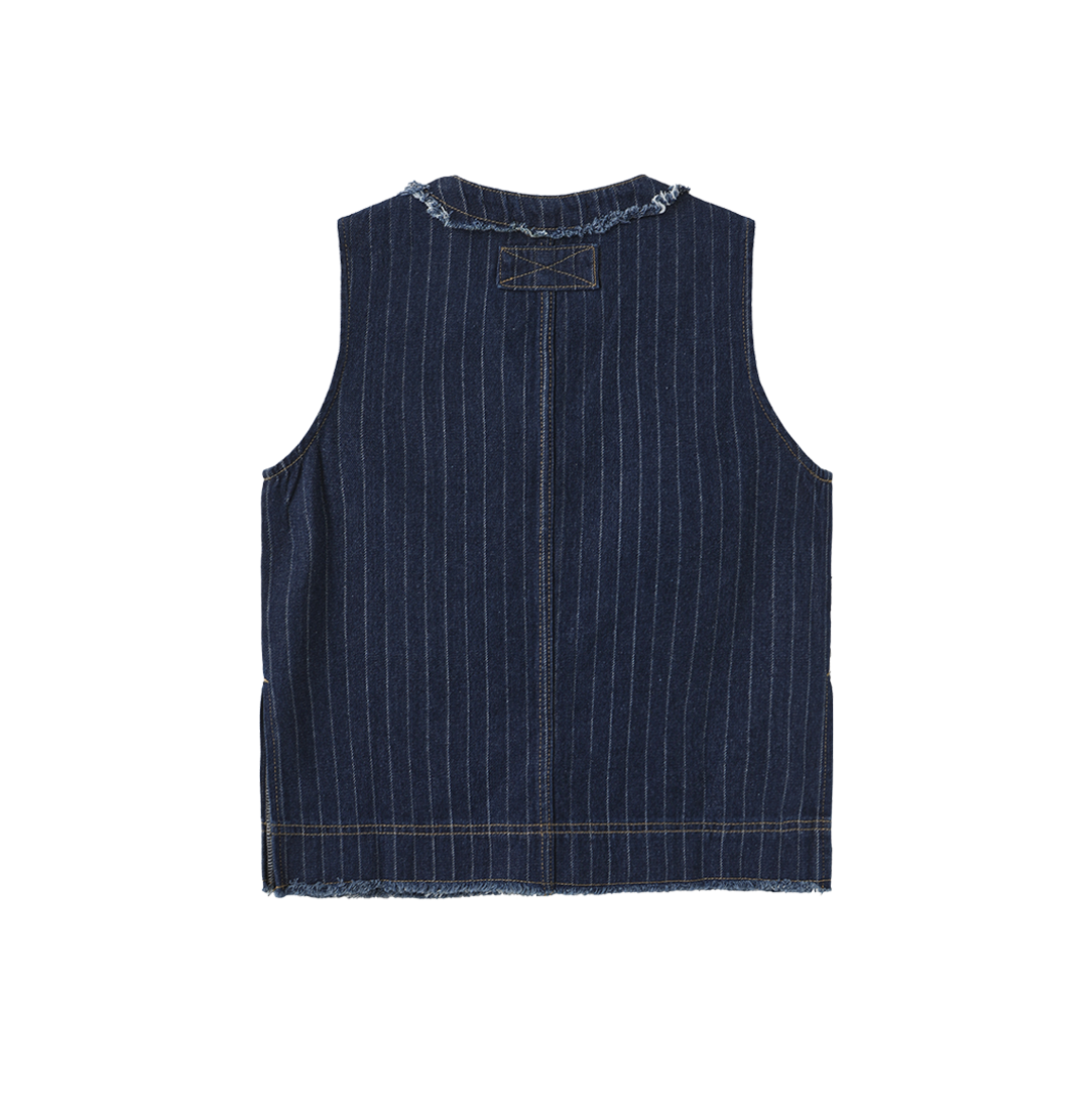 Stripe Denim Vest