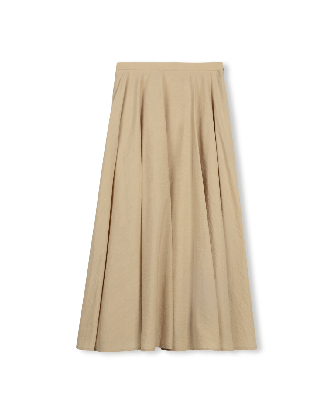 Belted Crinkle Skirt