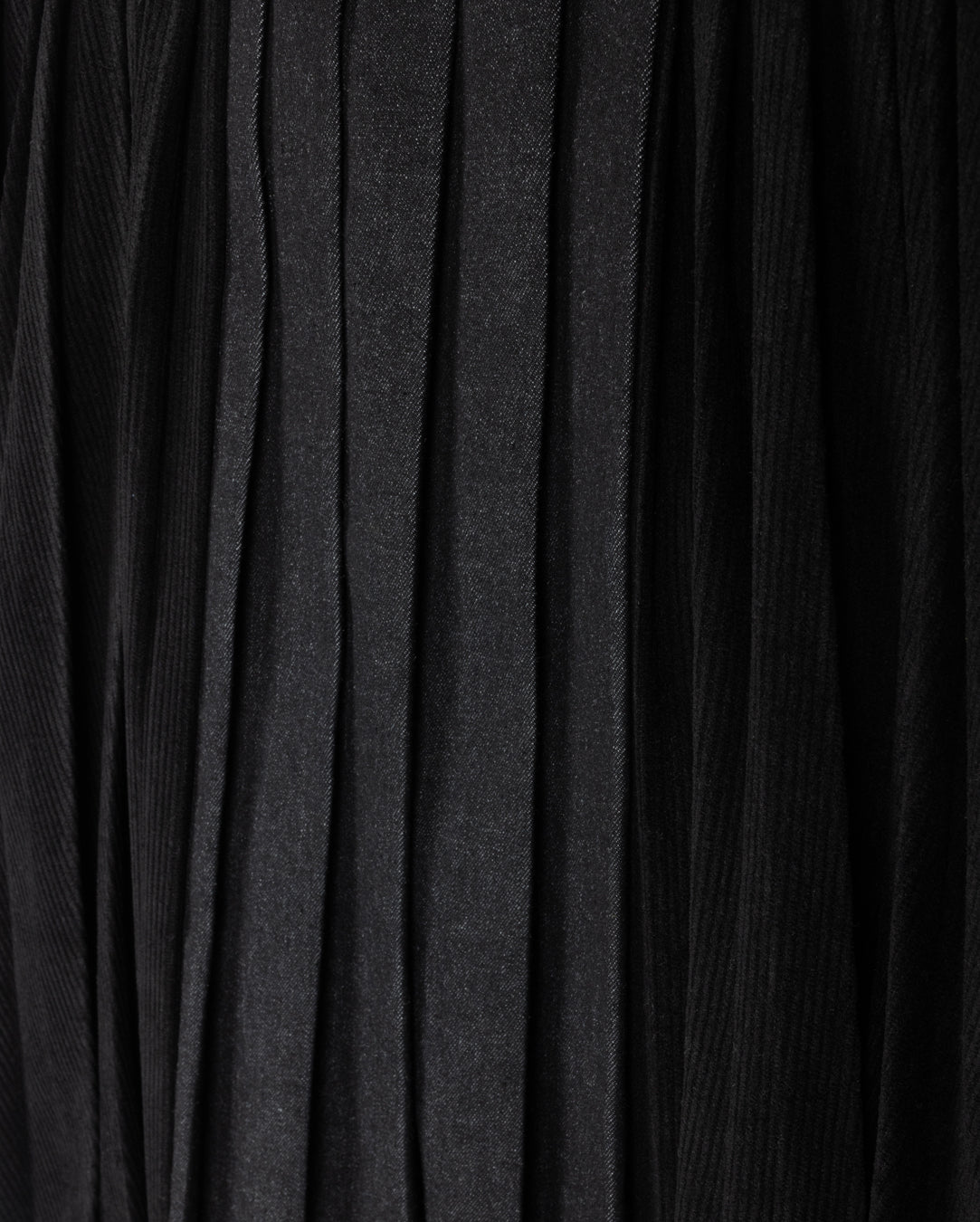 Denim And Corduroy Skirt C-22193