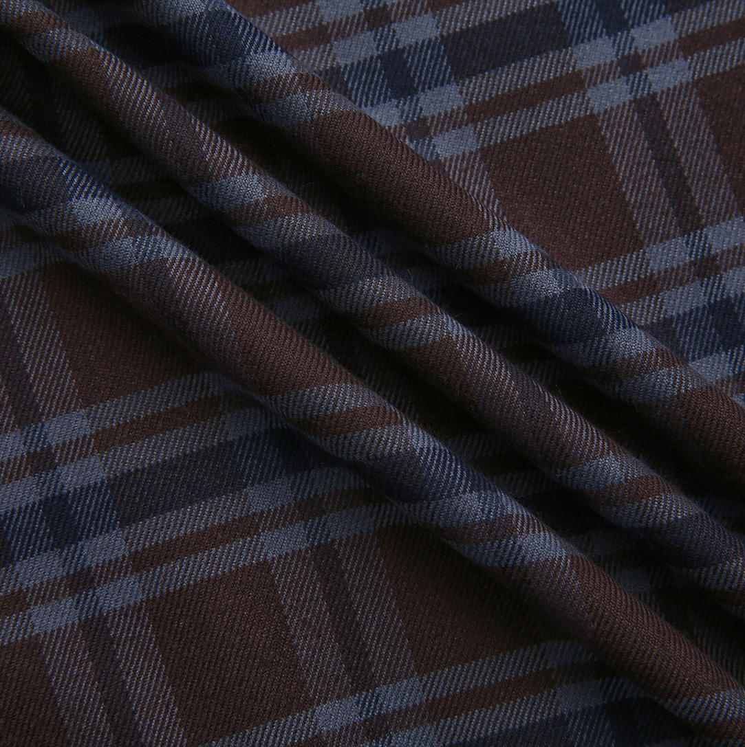Midi Plaid Button Skirt