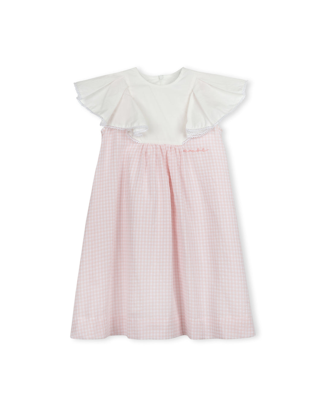 Flowy Draped Plaid Jumper