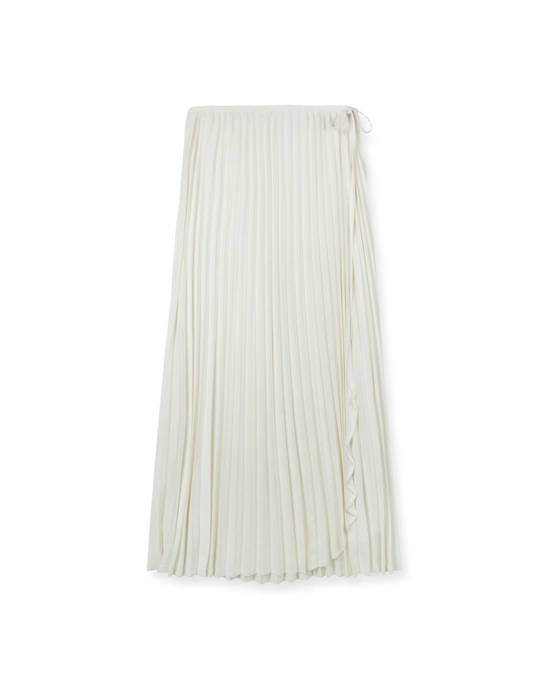 Accordion Pleat Side Wrap Skirt - Junees