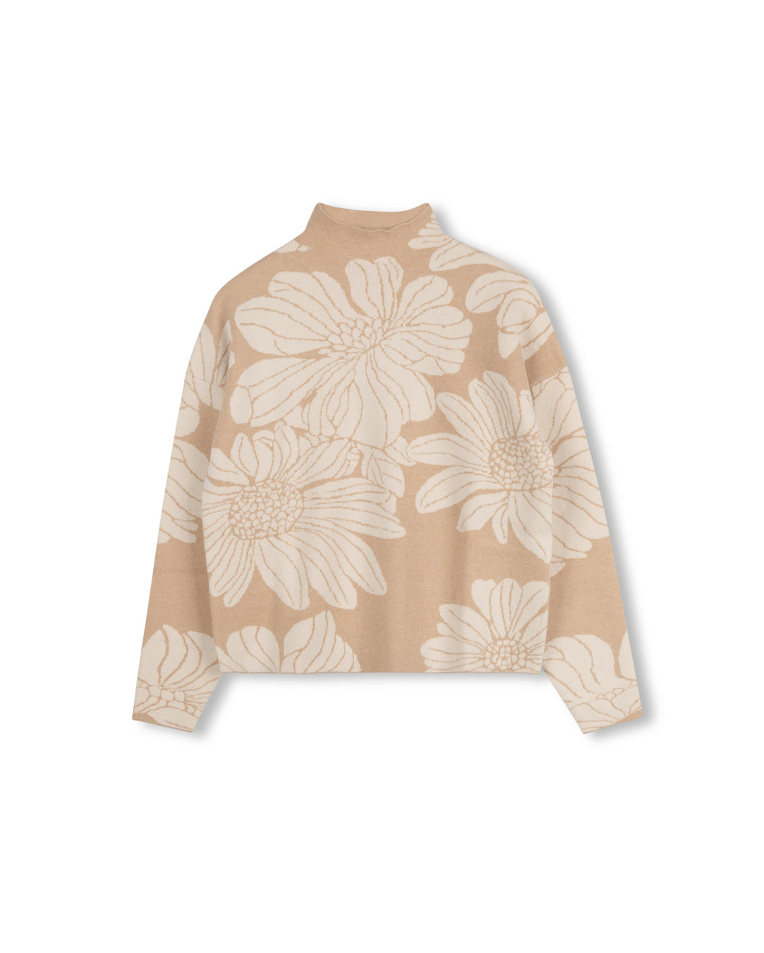 Sunflower Print Sweater W-21813