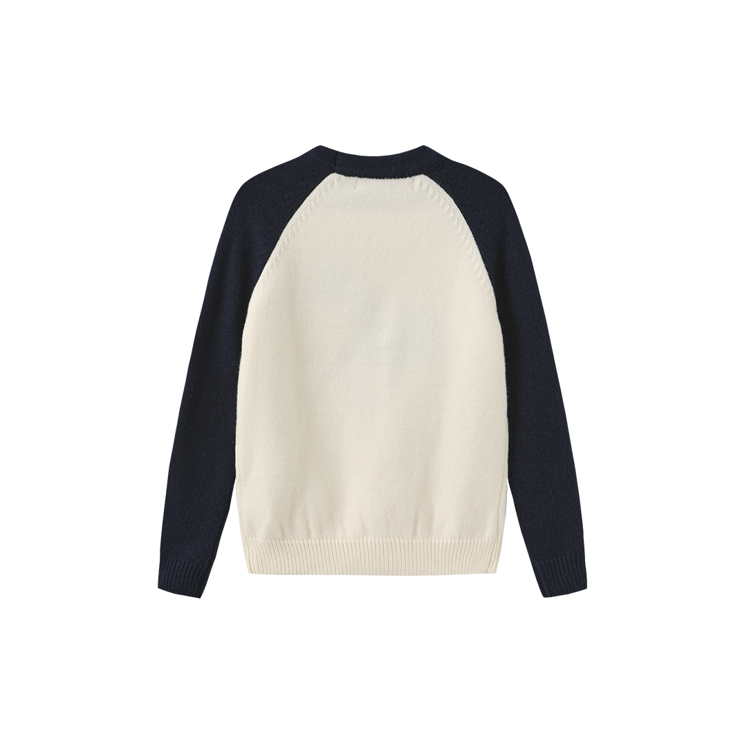 Knit Halter Neck Contrast Sweater
