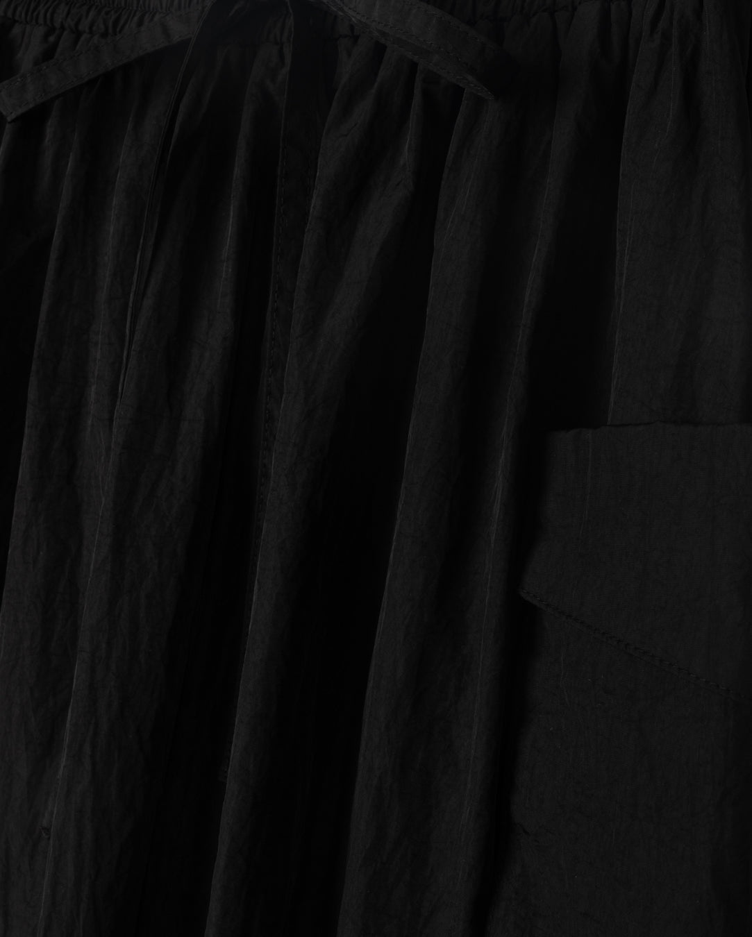 Raincoat Cargo Maxi Skirt