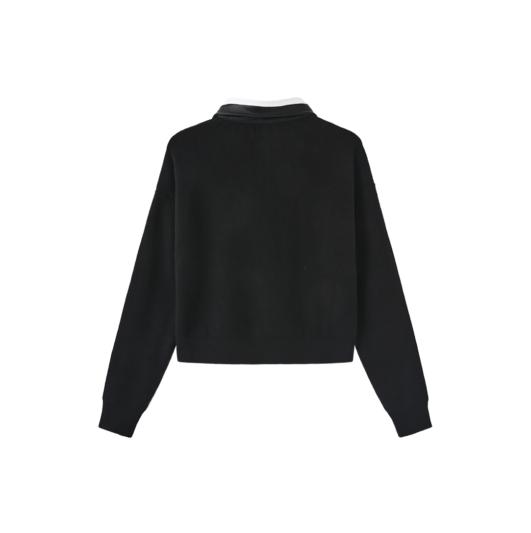 Attached Collared Sweater