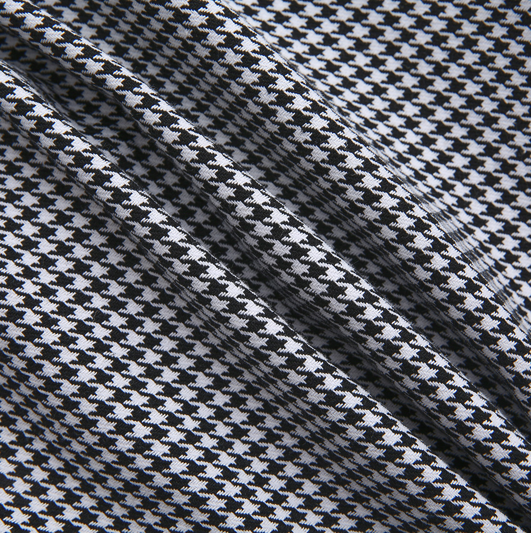 Kole Houndstooth Flower Skirt