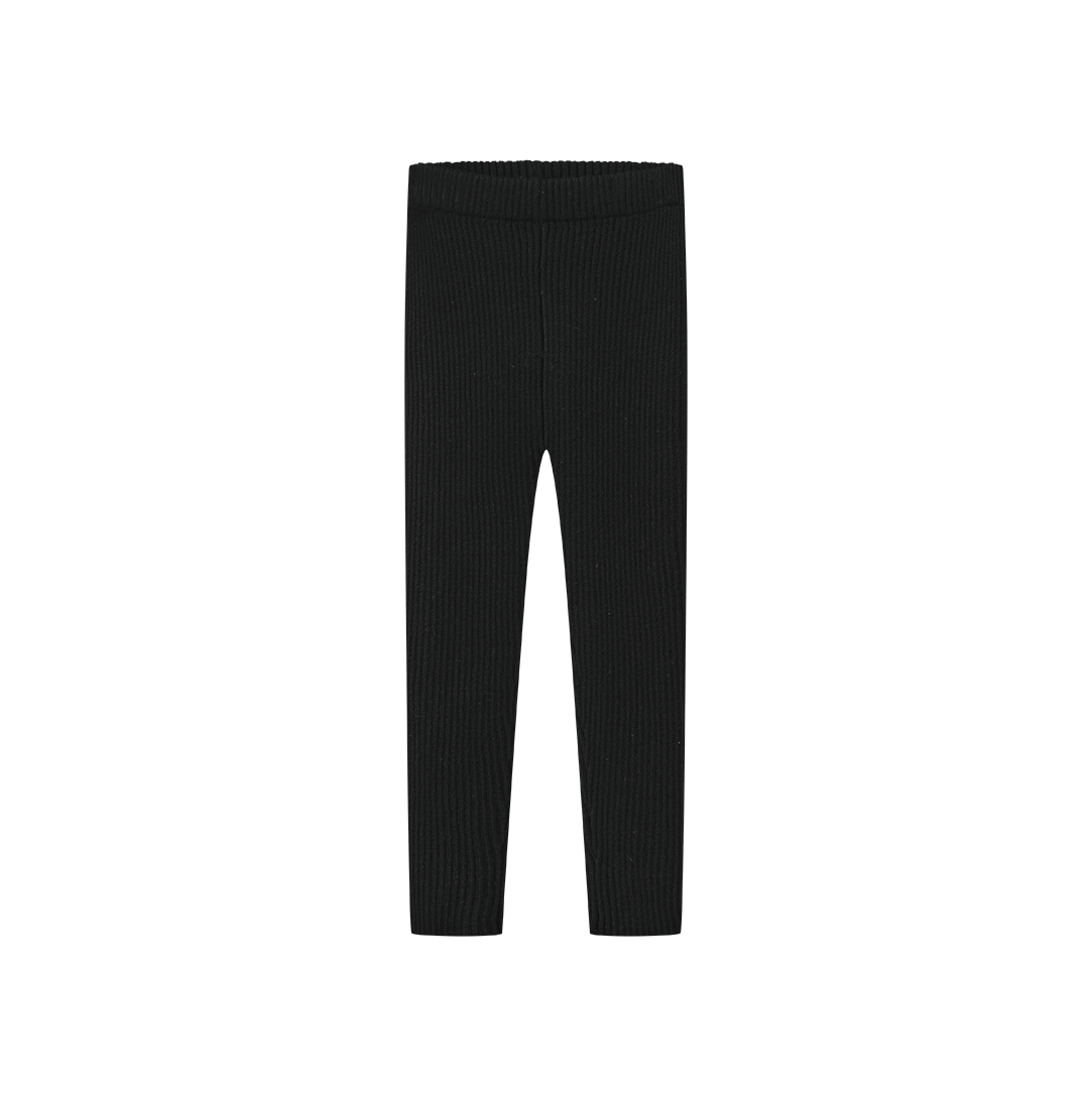 Finer Ribbed Knit Leggings