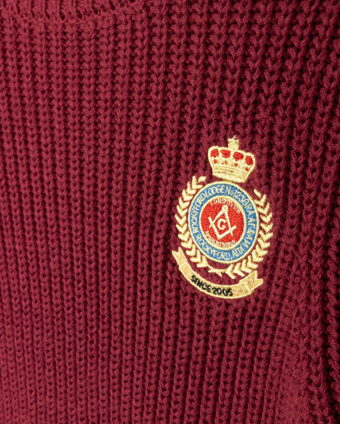 Big Patch Knit Sweater C-20228