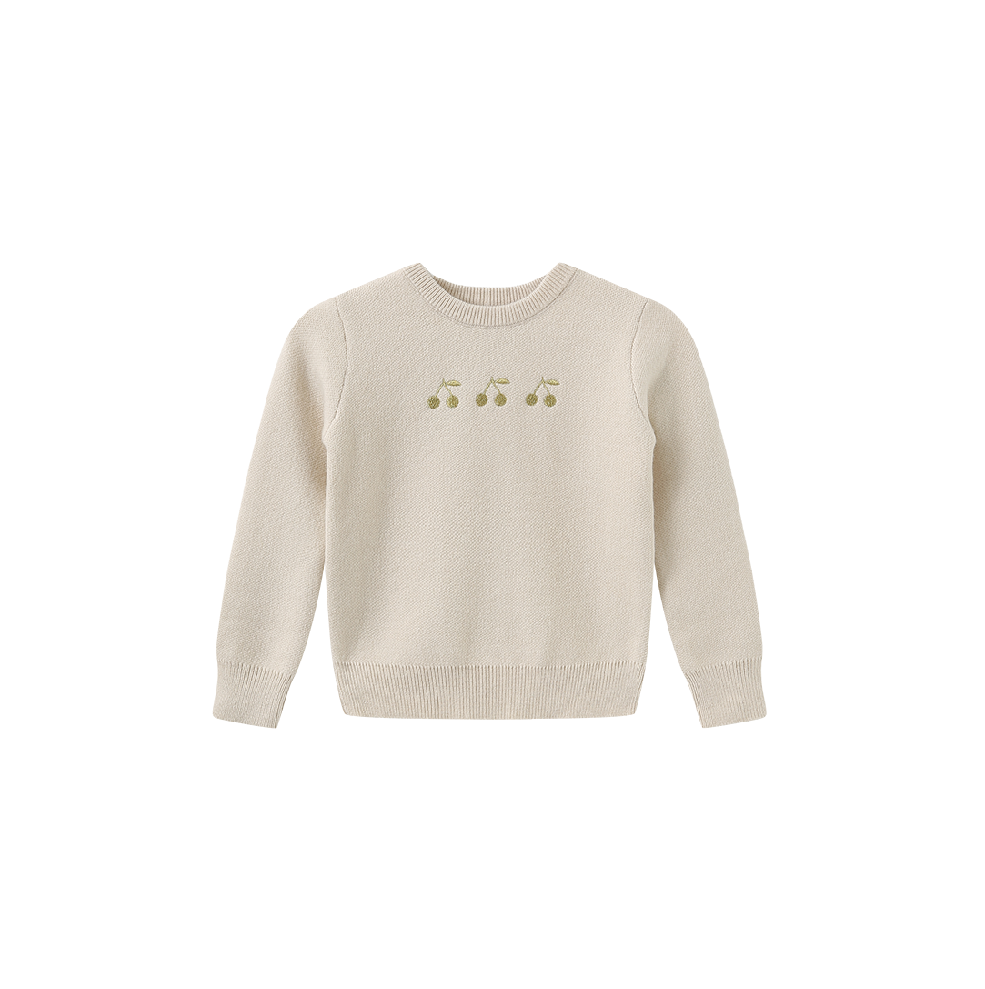 Sony Cherry Knit Sweater Set